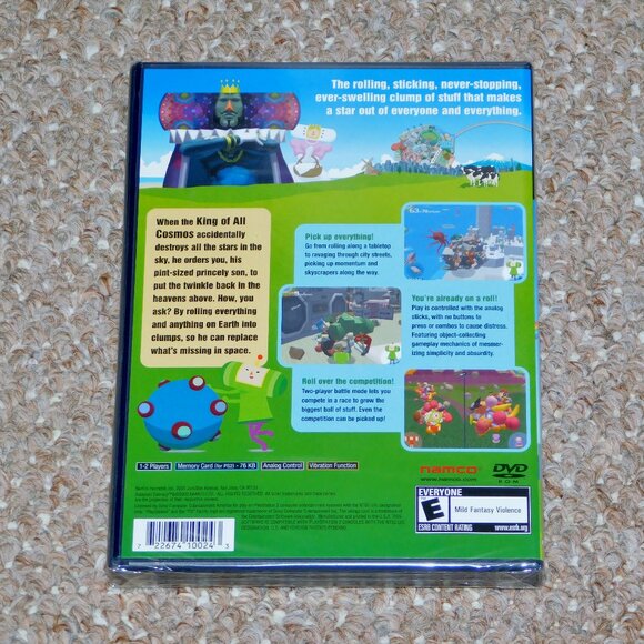 Katamari Damacy Sony PlayStation 2 PS2 Brand New Sealed Black Label - Picture 2 of 6